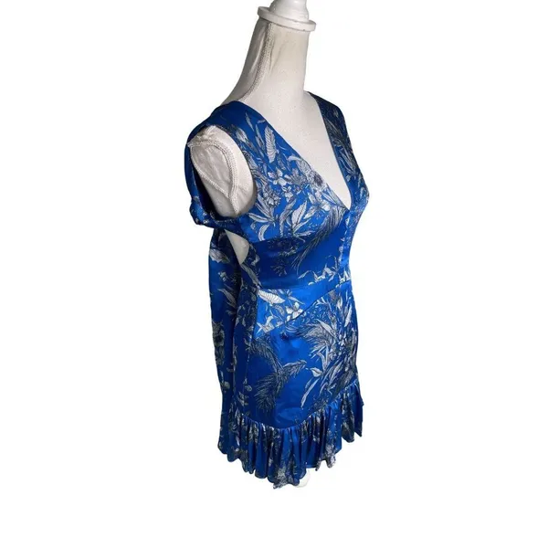 Alexis Cascara V-Neck Sleeveless Dress Blue Womens Size XS - Image 6