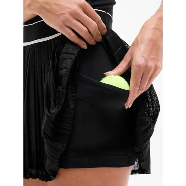 Athleta XS Power Serve Tank Dress Tennis Black X-Small Regular - Image 3
