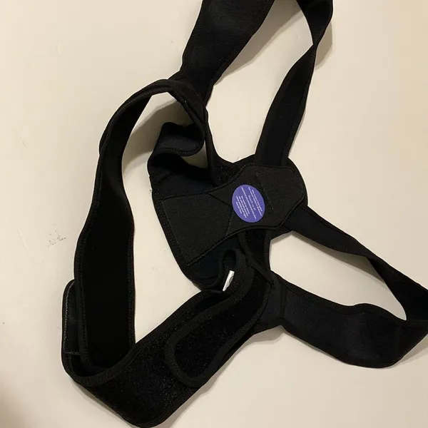 Amazon Black Posture Corrector For Women Upper Back Brace Clavicle Support new comfort - Image 2