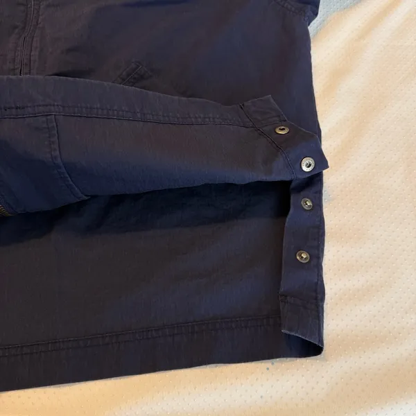 Vintage 90s Eddie Bauer Blue Zip Up Jacket Windbreaker Women’s Oversized Small - Image 9