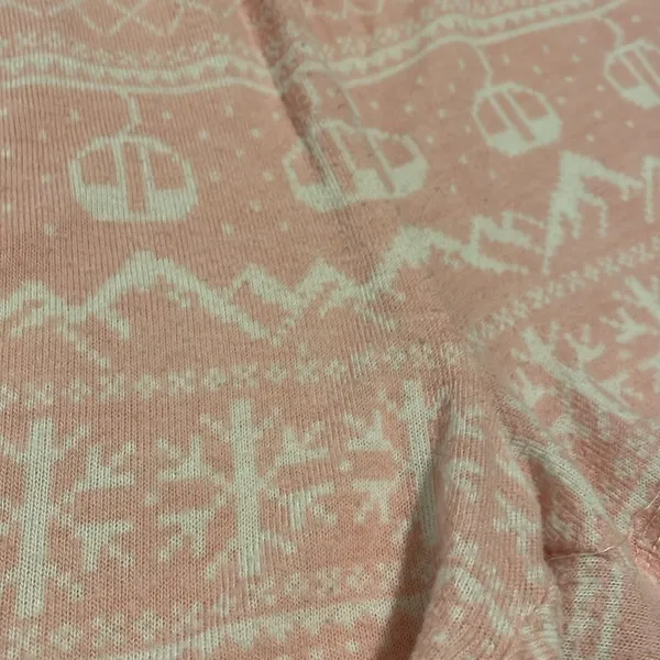 Colsie Pink and White Holiday Christmas Winter PJ Set - Image 7