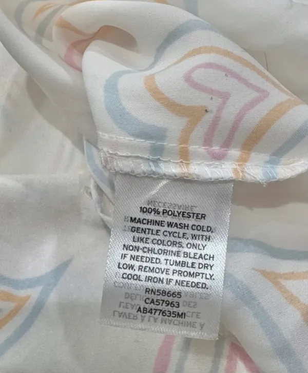 Abound for Nordstrom Cream Pajama Set Heart Print - Image 7