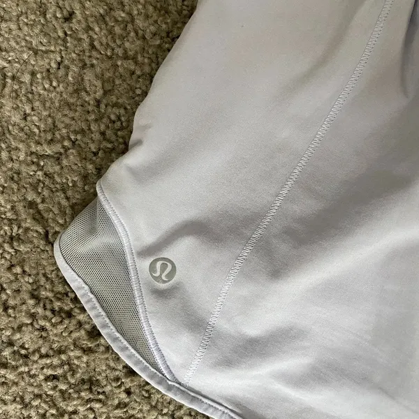 Lululemon Hotty Hot Low-Rise Lined Short 4" Serene Blue - Image 5