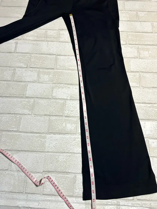 Baleaf Black Boot Cut Flare Pants casual size large - Image 8