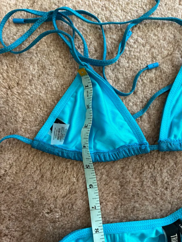 Triangl Vinca marina Blue Sparkle Bikini - Image 7