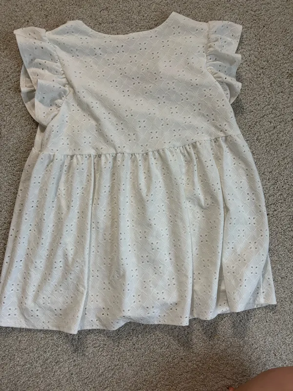 Entro Babydoll White Blouse - Image 3