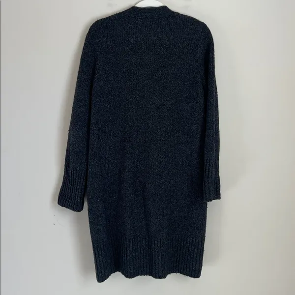 COS Longline Cardigan Sweater with Pockets Chunky Knit Wool Blend‎ Sz Small - Image 6