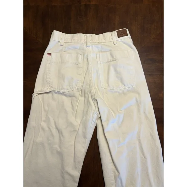 BDG Urban Outfitters Cream Carpenter Pants Size 27 Workwear Utility Chore Pants - Image 3