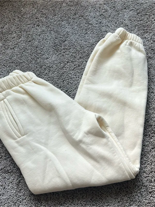 Everyday Cream Fleece Jogger Sweatpants - Image 2