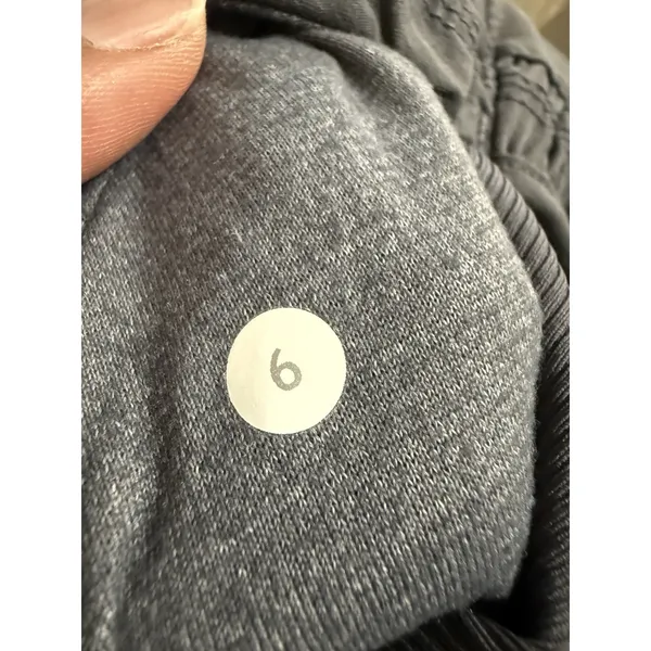 LULULEMON Reversible Dance Studio Jacket Hoodie‎ Women's Sz 6 Gray Full Zip - Image 6