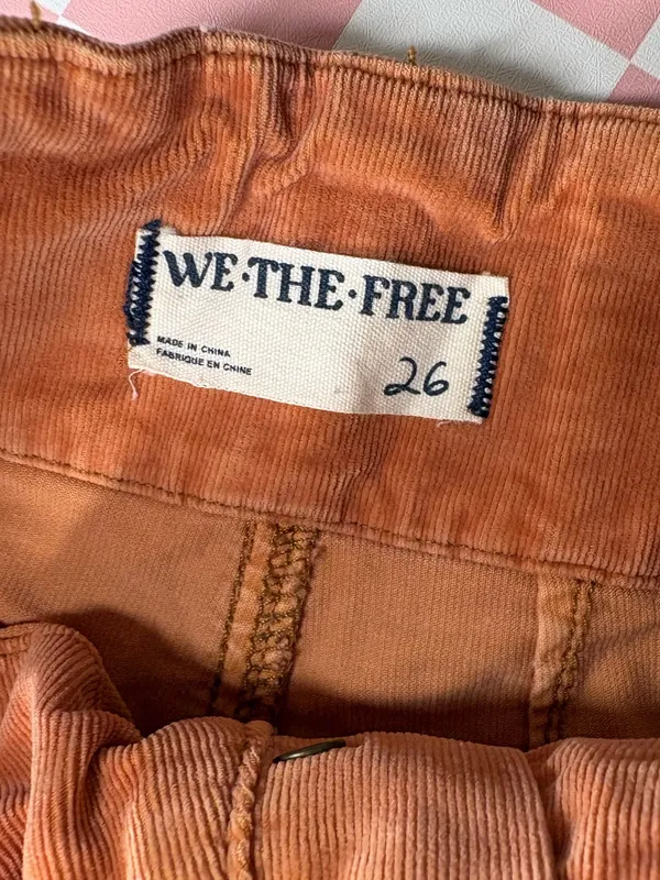We The Free Jayde Cord Flare in Cognac FREE PEOPLE high rise flare 26 70s fall - Image 7