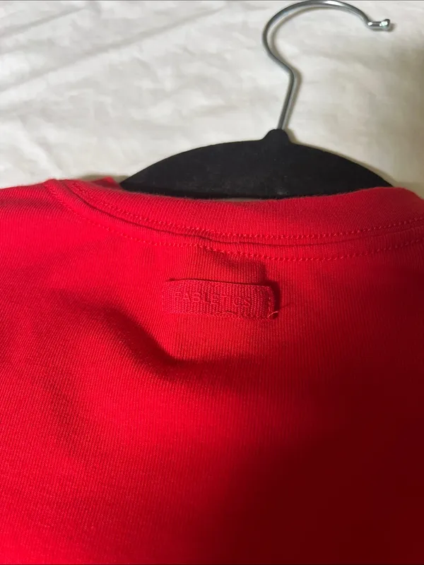 Fabletics Bold Red Crewneck Short Sleeve Tee - Image 4