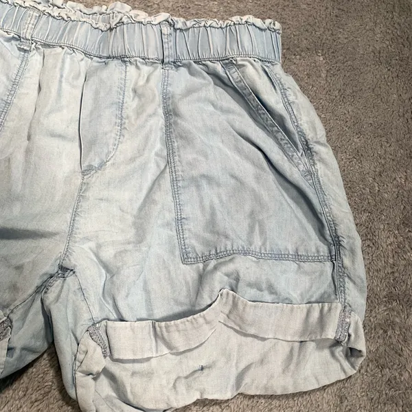 Aerie Light Blue Shorts lyocell - Image 3