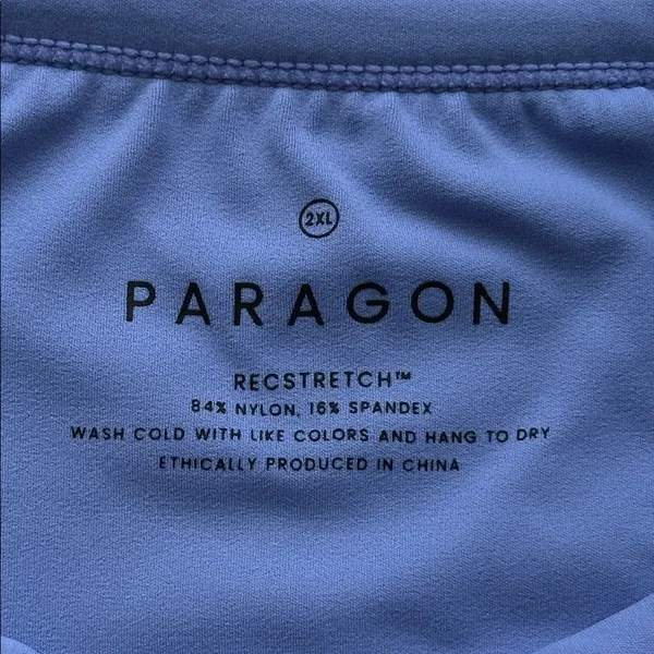 NWOT PARAGON RECSTRETCH Athletic Bra Crop Top in periwinkle size 2XL - Image 6