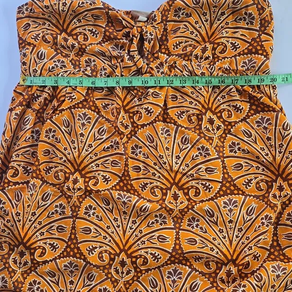 Knox Rose NWOT‎ Dress Wide Strap Orange Coral Floral Boho Midi Dress XXL - Image 9