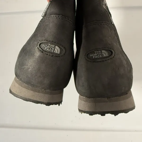 The North Face Primaloft Insulated Snow Black Suede Gray Winter Grip Size 9 - Image 6