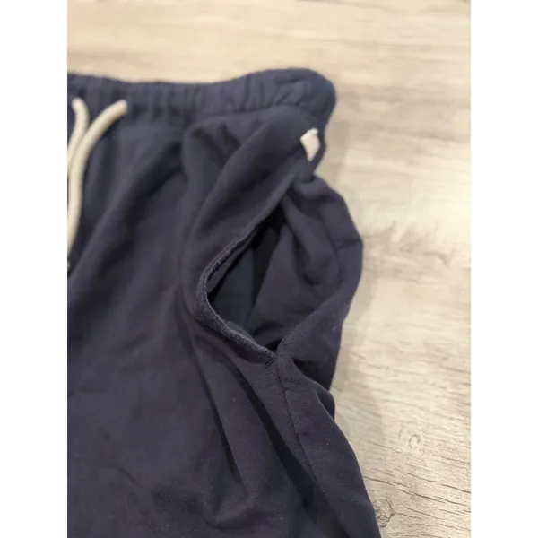 Lou & Grey Lounge Shorts Womens Small Navy Drawstring Athleisure Casual Comfy - Image 5