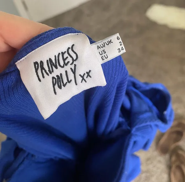 Princess Polly Portia Mini Dress Blue - Image 2