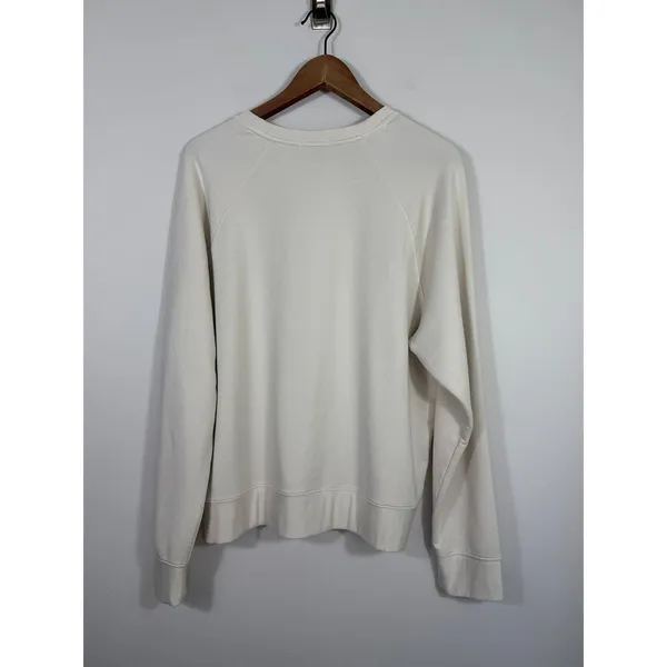 Quince Ivory French Terry Crewneck Sweatshirt XL Relaxed Fit - Image 2
