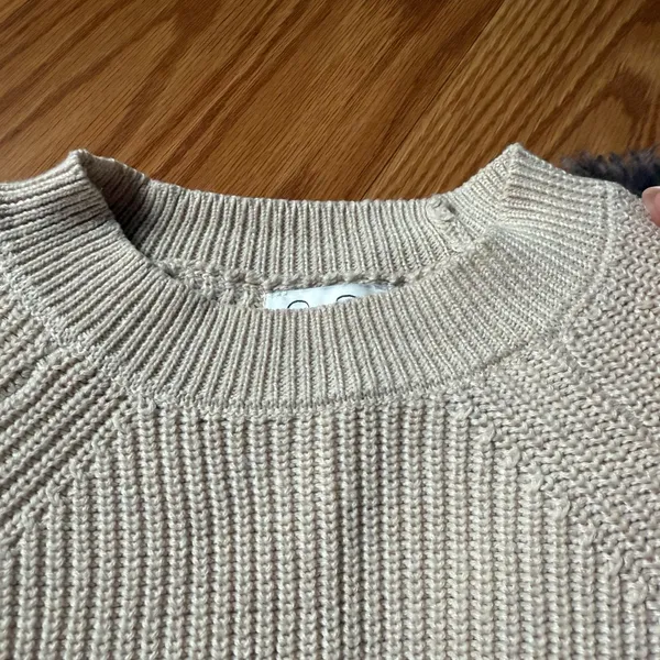 Jessica Simpson Cream Knit Sweater - Image 4