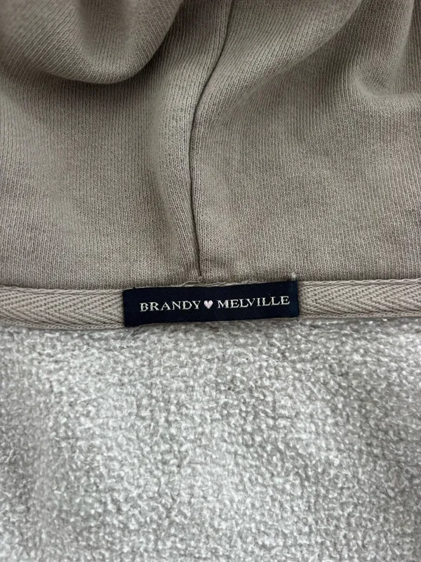 Brandy Melville Zip-Up Hoodie - Image 3