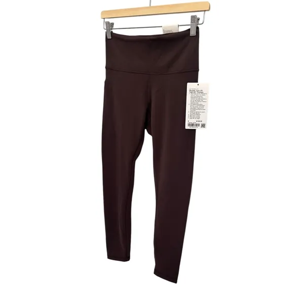Lululemon. Wunder Train High-Rise Tight with Pockets 25" Espresso Size 8 NWT - Image 6