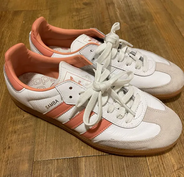 Pink Adidas Samba White - Image 4