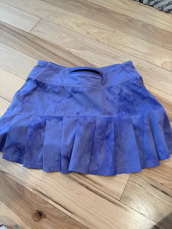 Lululemon Speed Skirt with shorts Skort Purple Spray Dye, size 2! - Image 2