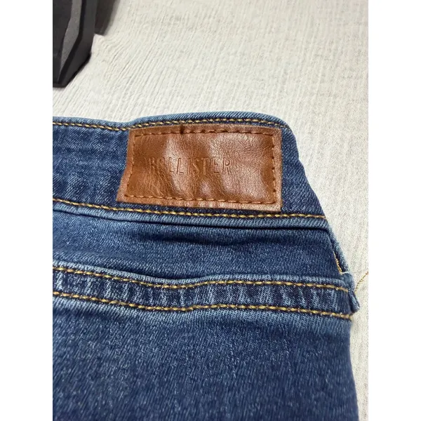 Hollister Mid-Rise Bootcut Jeans W32 Regular Blue Denim 14R 355D3408 - Image 8