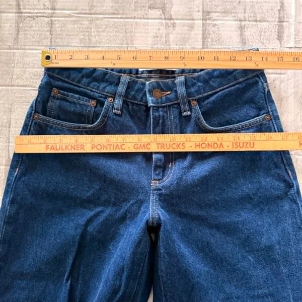 Aritzia Denim Forum Kai Mid Rise Baggy Barrel Jeans Heavyweight Pure Cotton 25 - Image 6