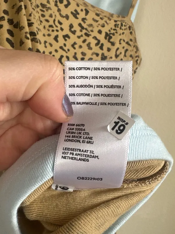 NWT Urban Outfitters BDG Nico 222 Graphic Double Layer Cami - Image 9