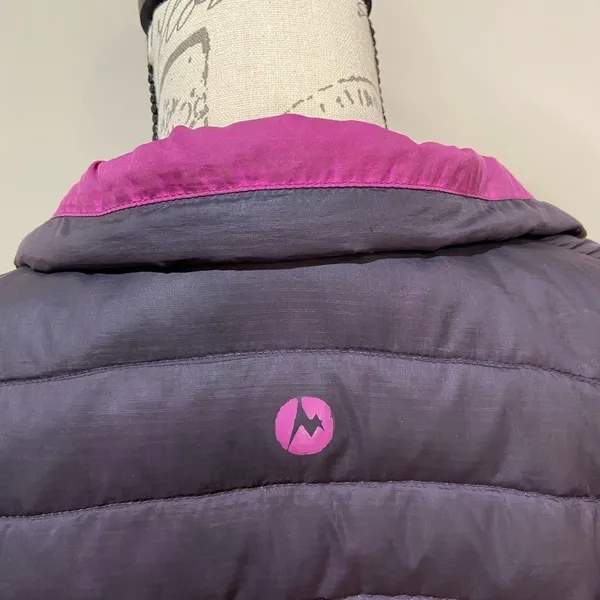 Marmot Women’s Aruna Down Jacket Purple‎ sz Small - Image 5