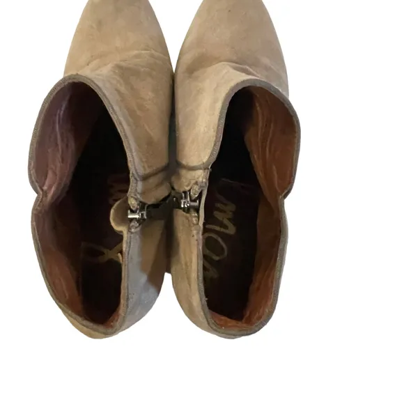 Sam Edelman Women's Size 7.5 Petty Suede Leather Tan Ankle‎ Desert Boots Booties - Image 10