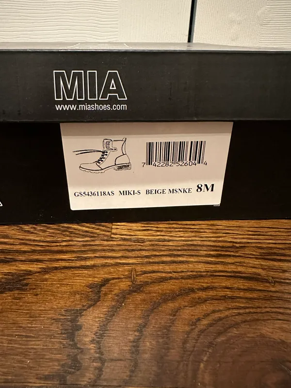 MIA Snake Print Combat Boots - Image 10