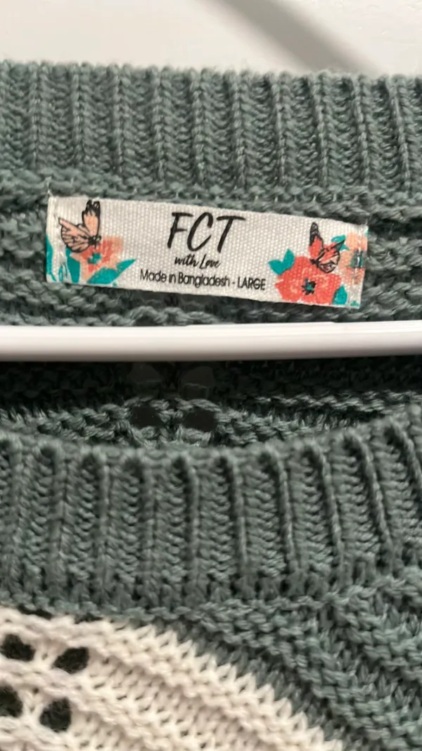 Sweater Green Size L - Image 3