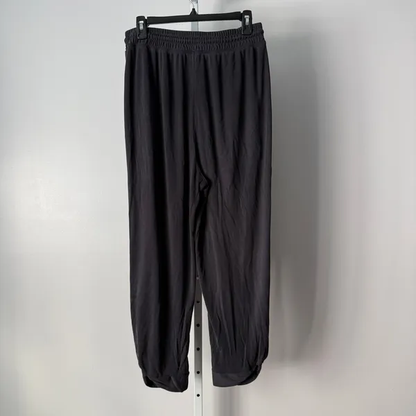 Anthro Saturday Sunday‎ S Black Ribbed Knit Harem Jogger Pants Lounge Streetwear - Image 9