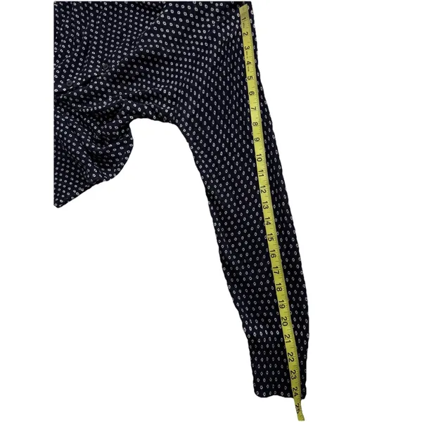 Loft Navy Polka Dots Button Up Cardigan Sweater Women's Size‎ Large Lightweight - Image 10