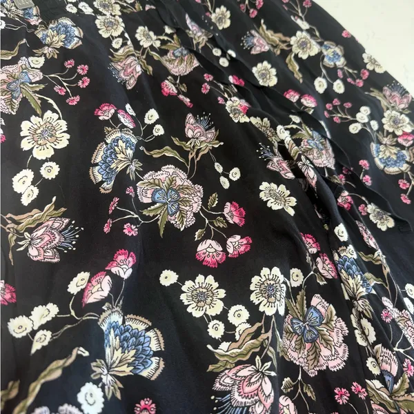 Chico’s Black Floral Wide-Leg Pants - Image 3