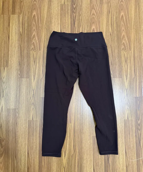 Athleta Transcend Mid Rise 7/8 Tight Athletic Yoga Running Brown Soft Large. - Image 4