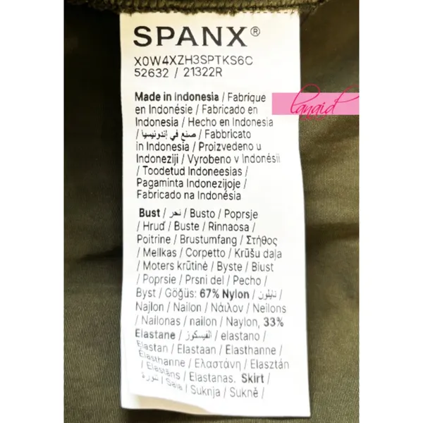 Spanx Jersey Scoop Neck Tank Midi Dress Dark Pine Olive A-Line Maxi Sundress S - Image 8