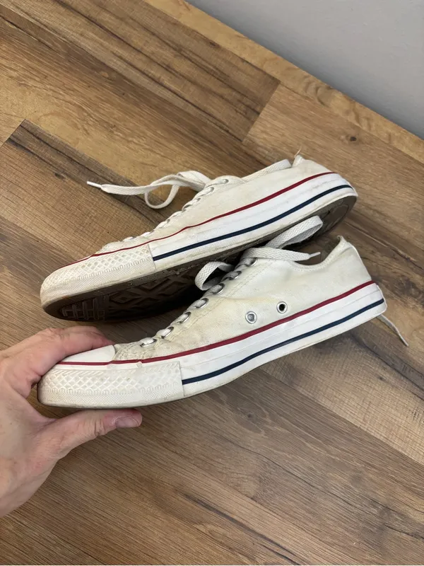 Converse Chuck Taylor All Star Lace Up Sneakers White Unisex - Image 10