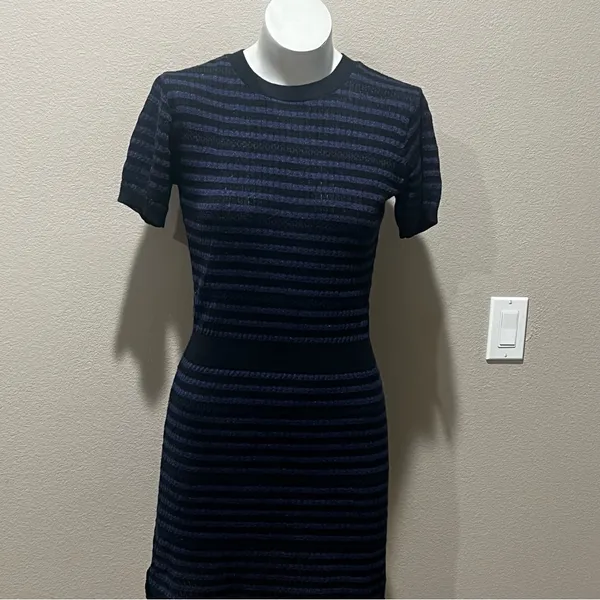 Zara knit striped jersey dress - Image 2