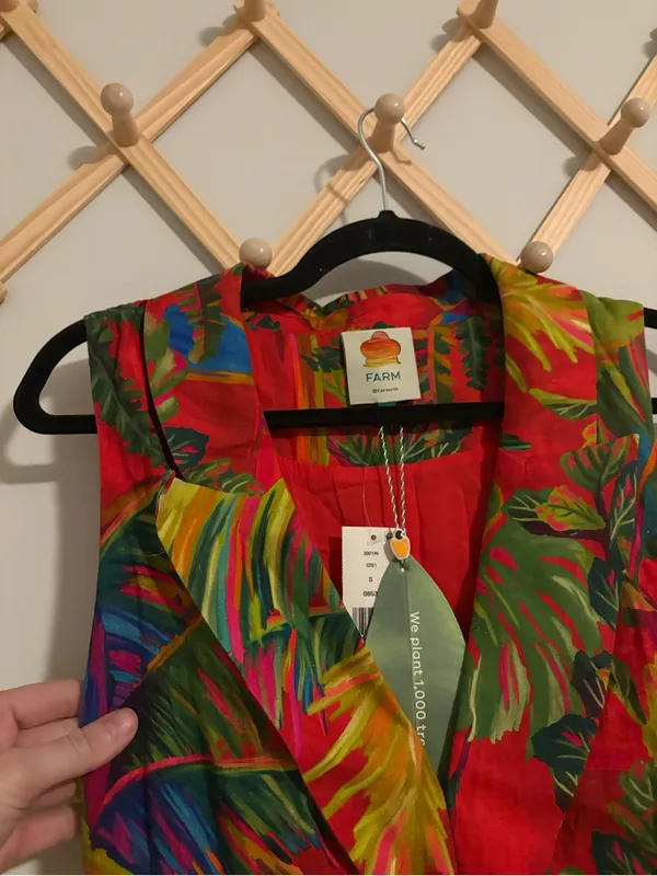 NWT Farm Rio Urban Jungle Mini Dress size Small - Image 3