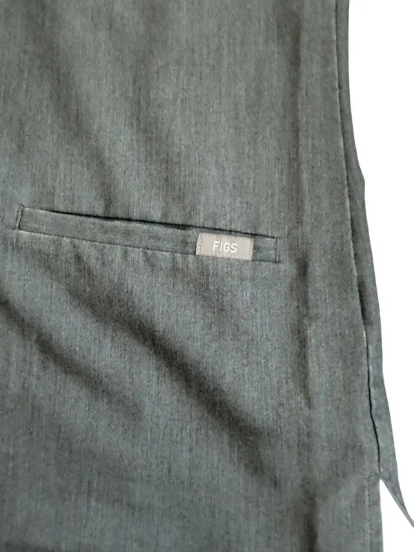 FIGS Gray V Neck Scrubs Top Size XS Womens - Image 6