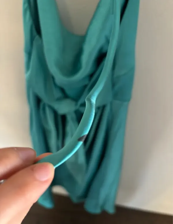 Princess Polly Teal Mini Dress - Image 3