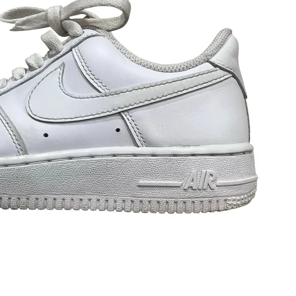 Nike Air‎ Force 1 Triple White DD8959-100 Womans US 7 EU 38 Leather Sneaker Shoe - Image 9