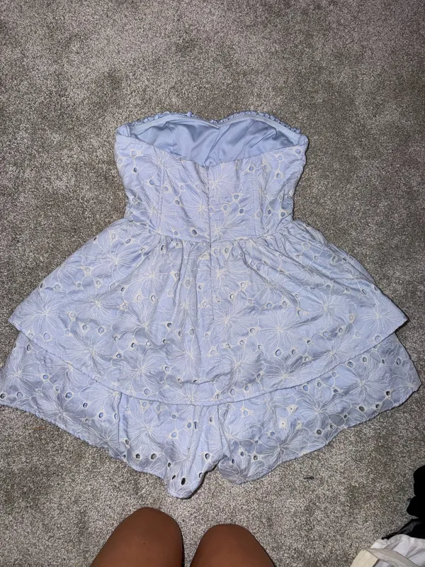 Altar'd State Romper Blue - Image 2