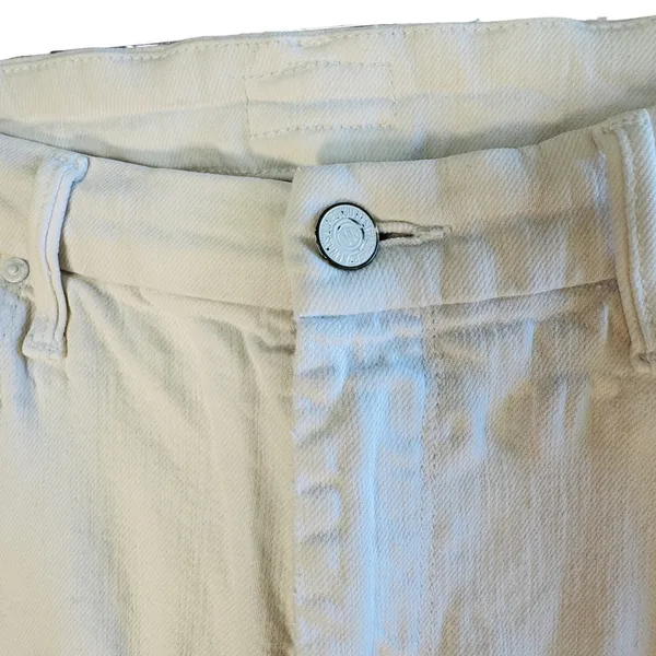 Mother High Waisted Looker Ankle Fray White Distressed Skinny‎ Jeans 29 READ - Image 14
