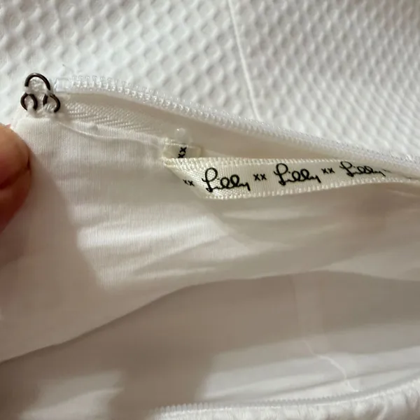 Lilly Pulitzer Shift Dress Resort White Size‎ 0 Seersucker Preppy Cruise- FLAWED - Image 11