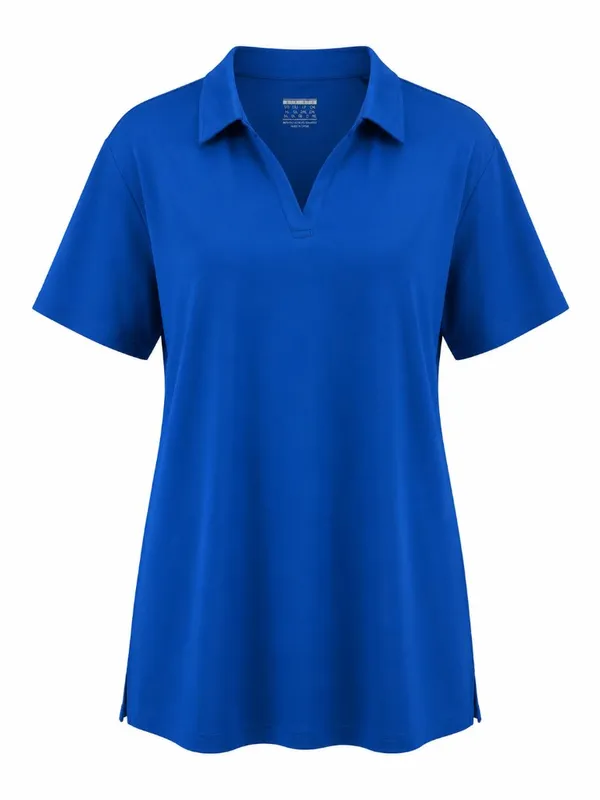 NWT Blue UPF Moisture Wicking Golf Polo Shirt Women’s XL - Image 2